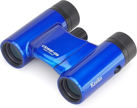 Kenko Classi-Air Binoculars 8x21 DH Roof Prism Lightweight Foldable & Compact Design Multilayer Coating Blue 021378
