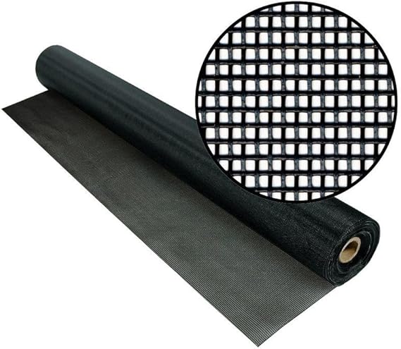 120 Inch x 100 Ft Black 17/14 Mesh