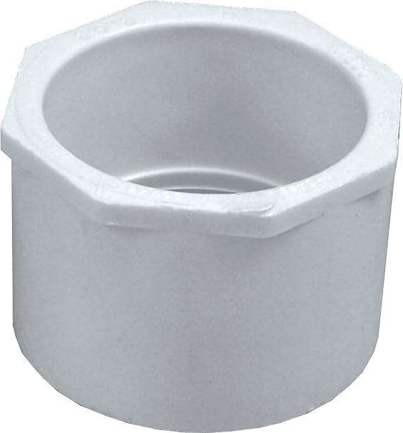 Genova Products 30292 PVC Reducing Bushing, 2-1/2 by 2"