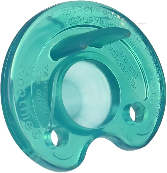 Philips Pacifier Philips Notched Newborn NICU Soothie Pacifier, Green, 0-3 Months, Hospital Binky Overseas Direct Delivery