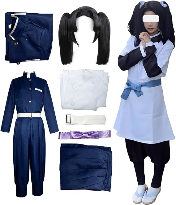 Women Cosplay Costume Kimono Full Set Halloween Uniform Suit