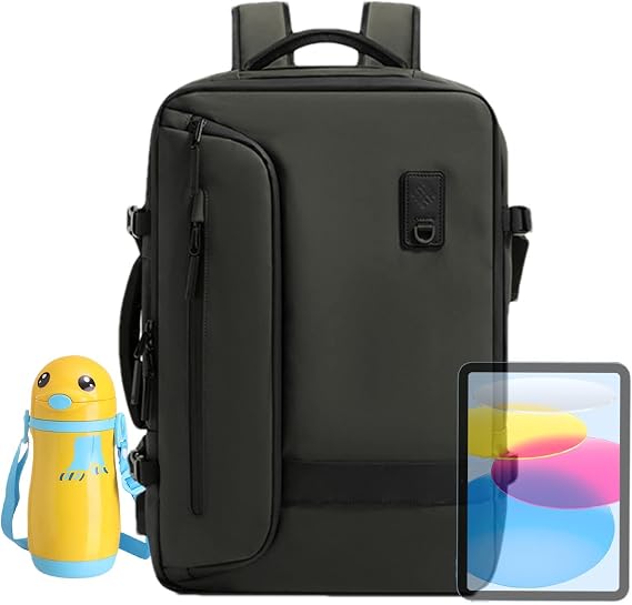 Vacbag Backpack, Vacuum Backpack - Vacuum Air Vac Backpack Vacuum Pack - Anti-Theft Carry-on Backpack Waterproof Vacuum Compression Backpack for Business Trip