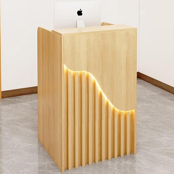 Reception Desk, Cashier Counter, Checkout Counter, Small Front Desk, Reception Table, Front Desk Reception Counter, Retail Counter, Modern Minimalist Compact Front Desk