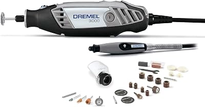 Dremel 3000-225 Corded Rotary Tool Kit includes Flex Shaft, Shield Attachment Shaping, Smoothing, Carving, Sculpting Tool Ideal for Cosplay Costume Design & Prop Making