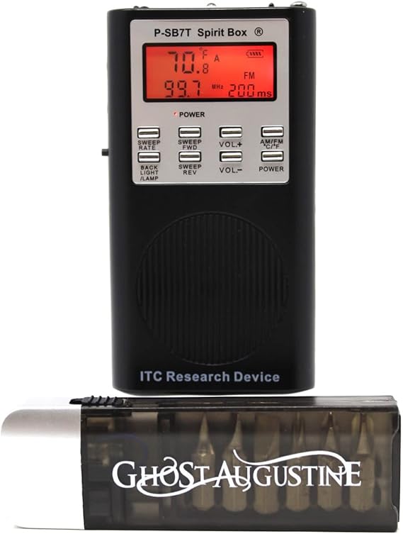 Spirit Box SB7 Rev 7 - 2024 Edition + Ghost Augustin Flashlight Driver Kit