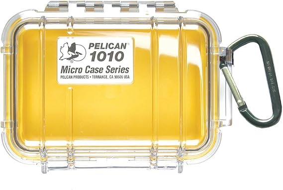 Pelican 1010 Micro Case (Yellow/Clear)