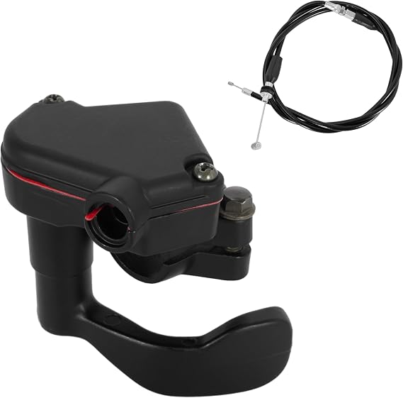 RUTU 7/8'' 22mm Thumb Throttle Cable Accelerator Handle Assembly for 50cc 70cc 90cc 110cc 125cc 250cc 4 Wheeler ATV Quad Go Kart Baja Mini Pit Bike