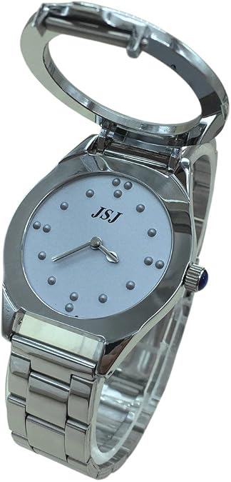 Tactile Braille Watch for Blind People or The Elderly Grey Dial (for Man)
