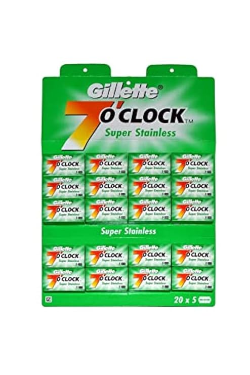 Gillette 7 O'Clock Green Razor Blades - Precision Shaving