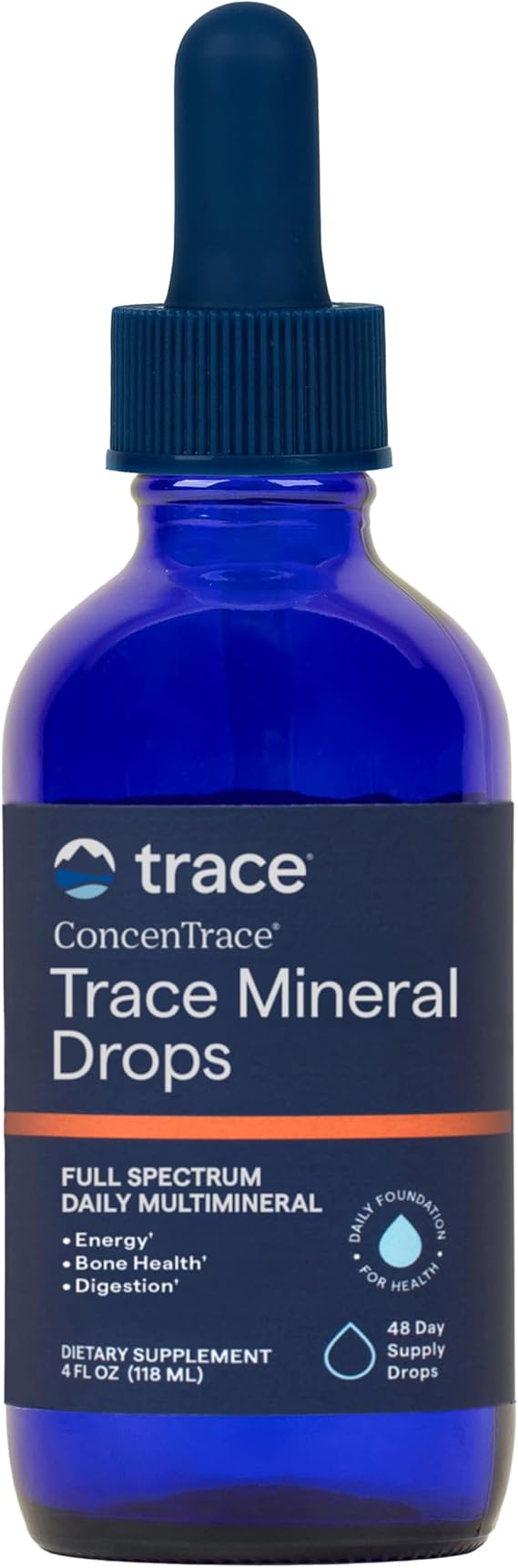 ConcenTrace Trace Mineral Drops, 4 fl oz, 48 Day Supply