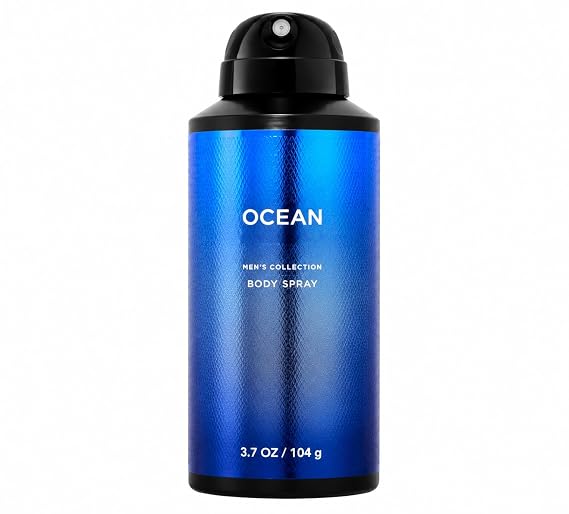 Ocean Body Spray for Men | Deodorant | Fresh Scent | 3.7 Oz