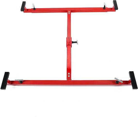 HECASA Truck Bed Lifter Box Lift for Lift Truck Beds Universal Adjustable Red Steel Powder Coated 800LB Capacity