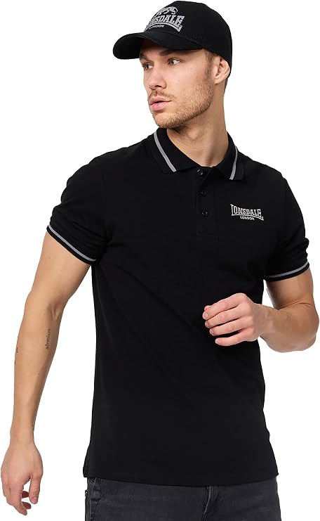 Lonsdale Men's Slim Fit Polo Shirt Causton