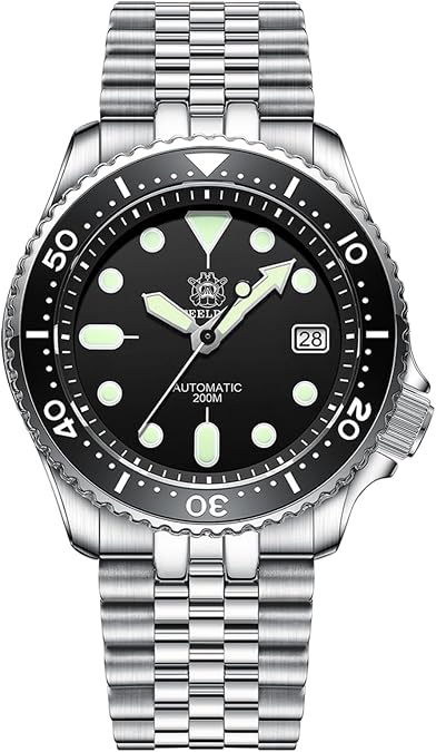 Steeldive SD1973, SKX SKX007, NH35, Sapphire, Lume, Bracelet, 200m Diver, BNIB