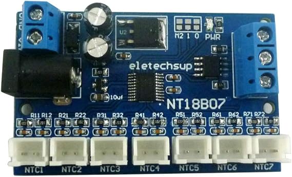7 Channel RS485 Temperature Sensor Measurement MODBUS RTU Paperless Recorder NT18B07