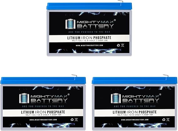 Mighty Max Battery 12V 7AH Lithium Replacement Battery Compatible with Shaoxing Huitong 6-DW-12-3 Pack