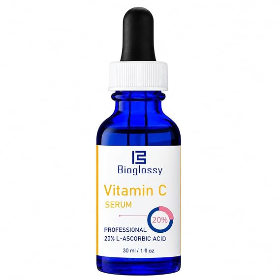 Professional Vitamin C Serum 20% for Women - Face Serum with Niacinamide & Sodium Hyaluronate, for Even-Looking Skin Tone, Fine Lines & Hydration, 1 fl oz