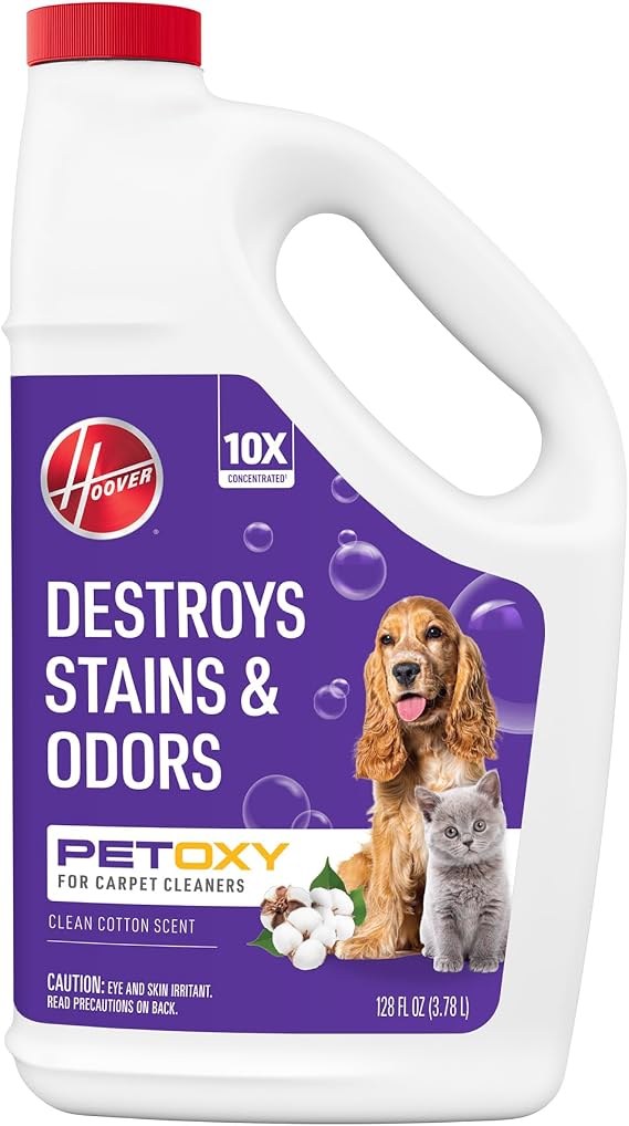 Hoover Oxy Pet Carpet Cleaner Solution, 116 oz., Ocean Breeze Scent
