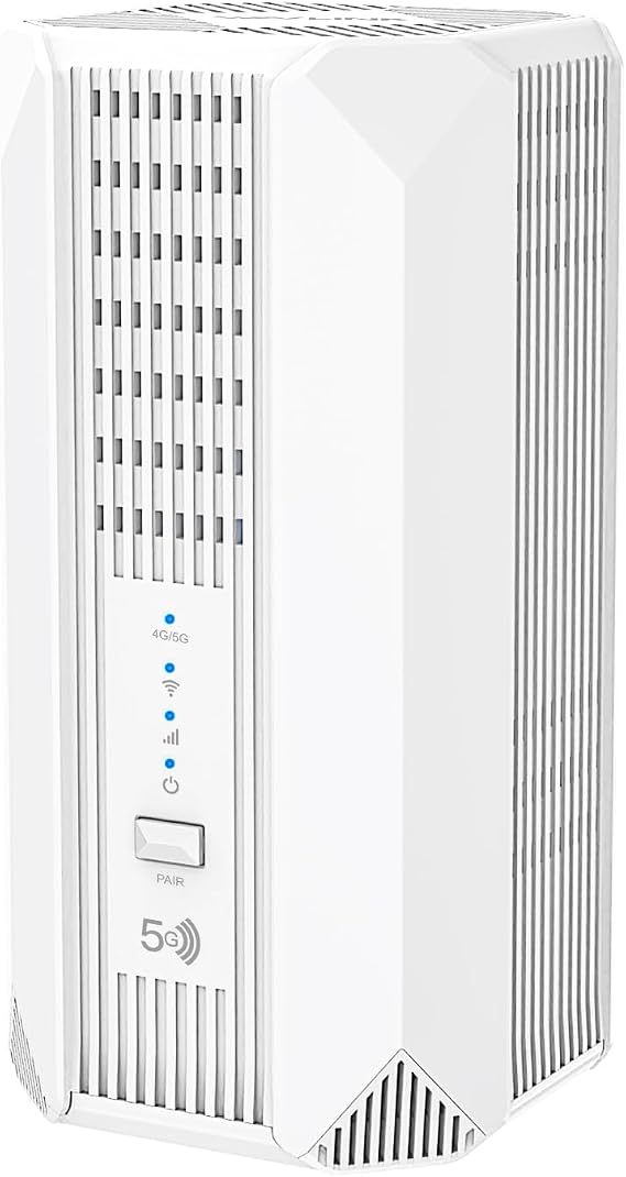 WAVLINK 2026 New 5G NR SA NSA AX3000 WiFi 6 CPE Router with SIM Card Slot, Qualcomn RM520N-GL Module, Dual Band Mesh 5G Router, Gigabit WAN/LAN Ports, 9 x Internal Antennas, WPA3, VPN