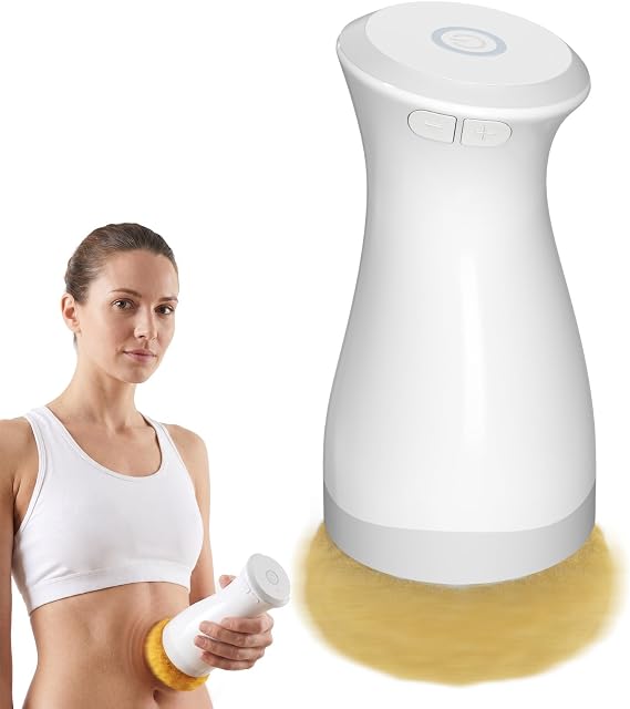 Profey Electric Handheld Body Massager, Portable Massage Device with 7 Massage Pads for Belly, Waist, Buttocks, Arms, Legs, Full Body Relaxation