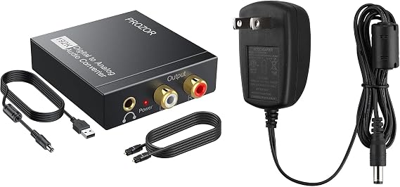 DAC(Aluminum Alloy) + 5V 1A Power Supply Adapter AC Power Adapter