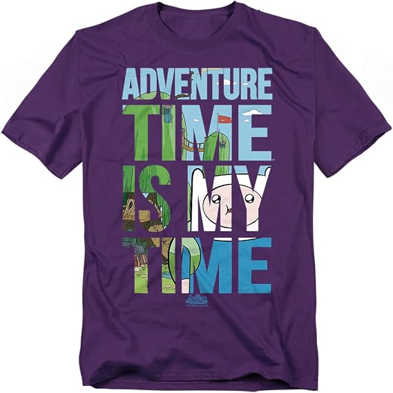 Popfunk Adventure Time My Time Cartoon Network T Shirt Black