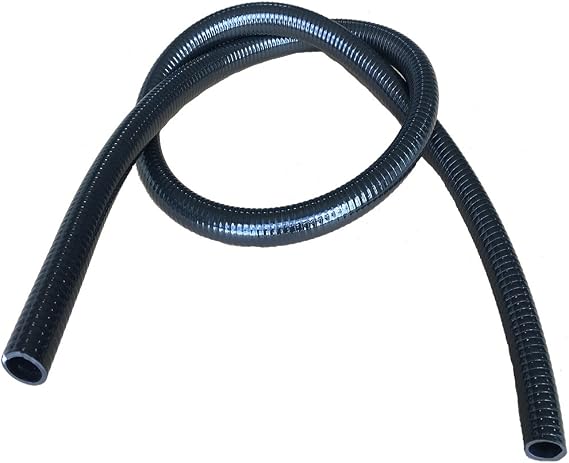 TEKTUBE 1" Dia. X 25' - Black Schedule 40 Ultra Flexible PVC Pipe - Made in The USA