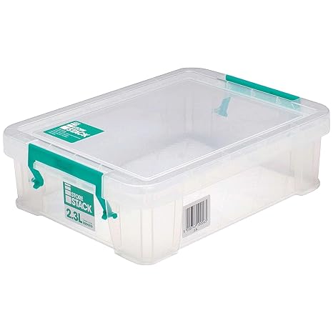 2.3 Litre Storage Box W260 x D190 x H70 mm Clear RB90119