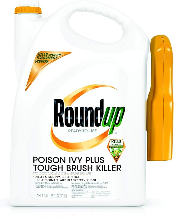 Roundup Ready-to-Use Poison Ivy Plus Tough Brush Killer Trigger (with Trigger Sprayer), 1 gal.