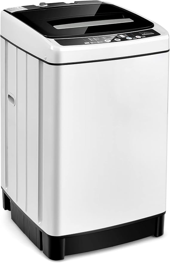2 in 1 Portable Washing Machine, 1.5 Cu.Ft Capacity | Compact Laundry Washer & Spin Dryer w/Long Inlet & Outlet Hose for Apartments, Condos, Dorms, RVs Camping Living
