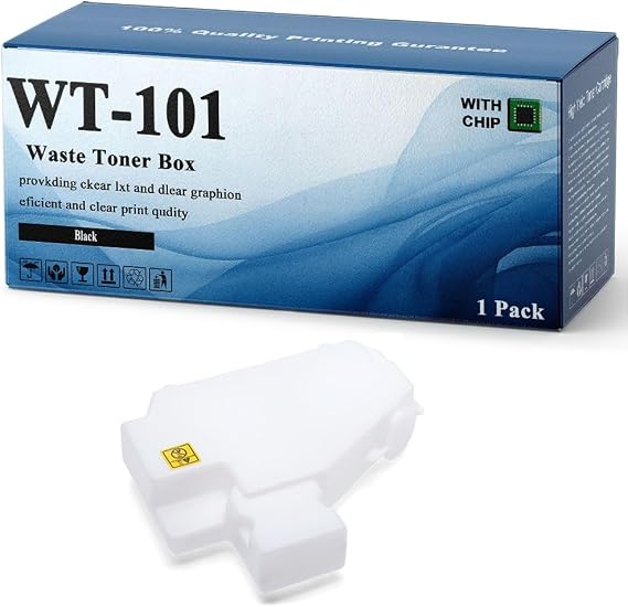 WT-101 Toner Waste Box Replacement Compatible for Canon iR 2520 2530 2535i 2545i 4035 4051 4235 4252i 4545i Printers(1 Pack Black)