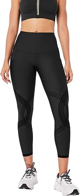 Fanka Body Sculpt 78 Leggings with Dual Side Pockets for Women, High Waist Compression Leggings, Workout Yoga Tummy Control