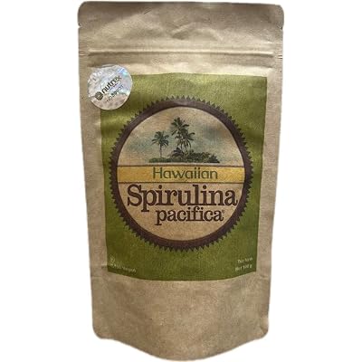 Hawaiian Spirulina Pacifica - 100g Toz Paket - Hawaiiden Spirulina - Raw Vegan SuperFood TETT:8.4.2028