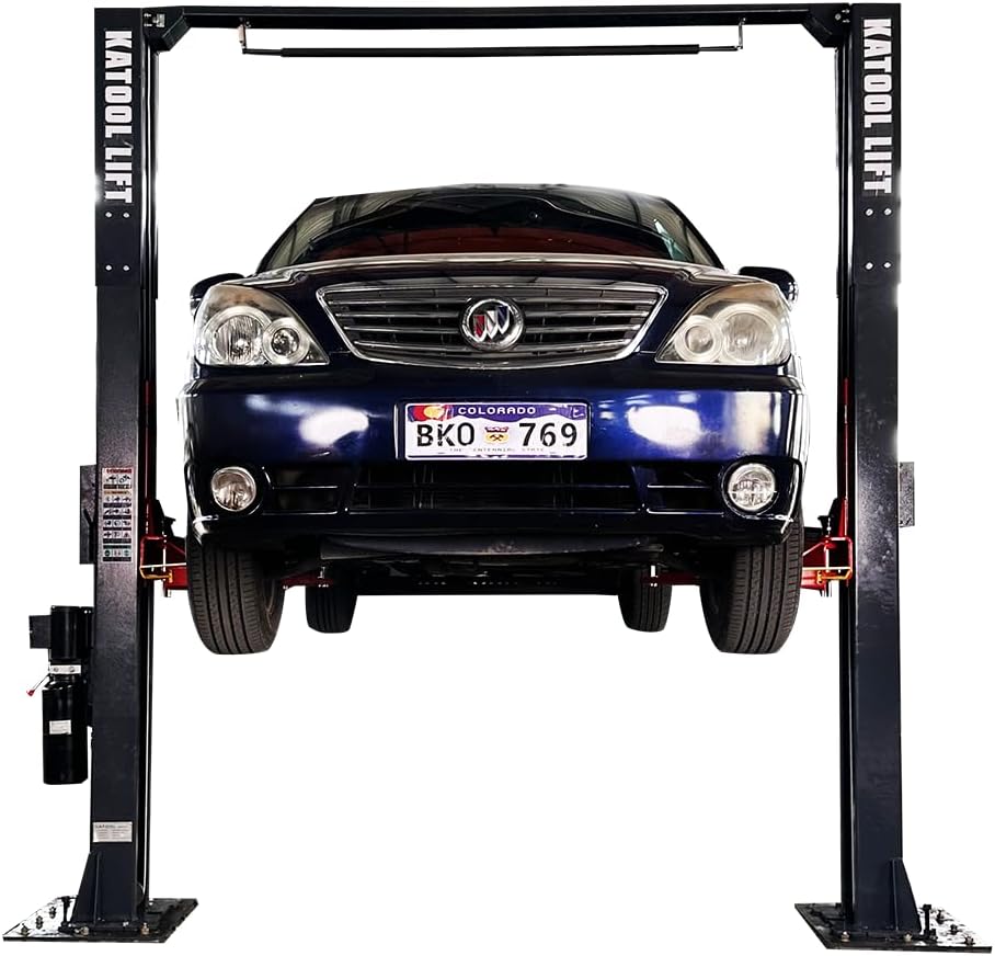 Motool 4.0HP 12000lbs Single Point Lock 2 Post Lift 220V AM120SD Car Lift Auto Lift Two Post Car Lift