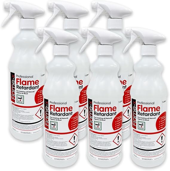 Fire & Flame Retardant Proofing Spray 1L (x 6)