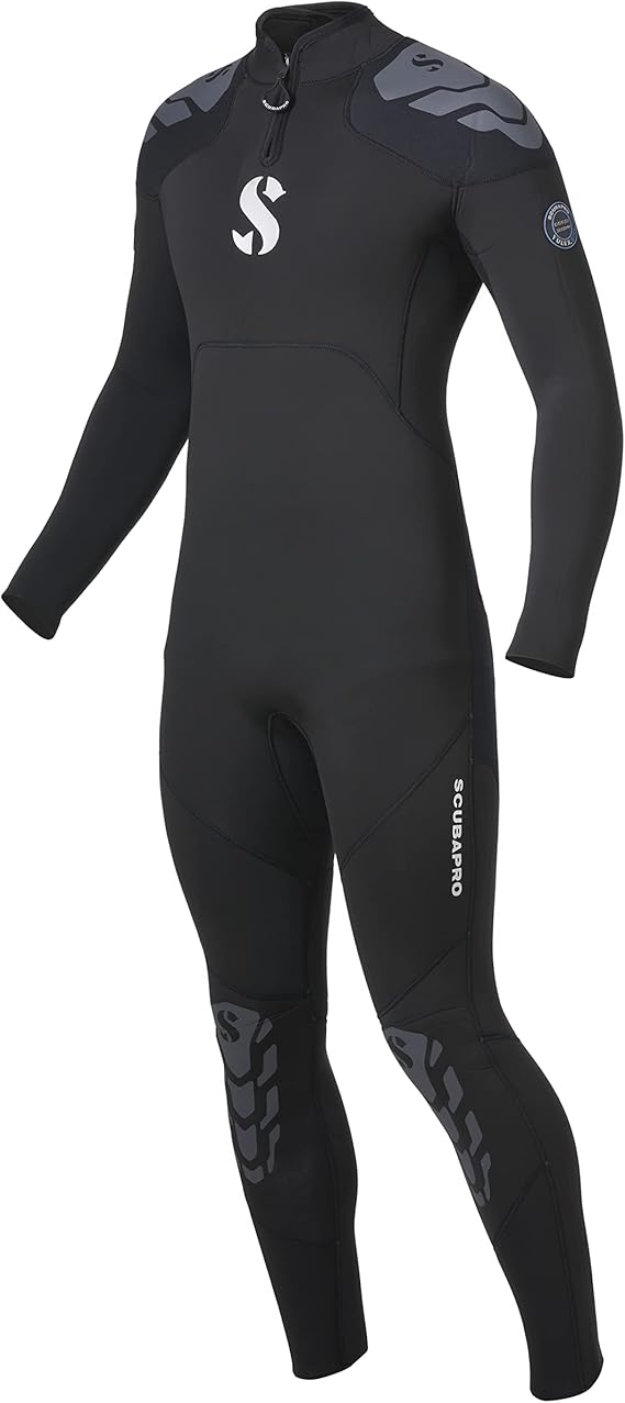 SCUBAPRO Everflex Yulex Men's Scuba Diving Wetsuit Steamer 3/2mm with Diamond Span Inner Fleece Lining and Vertical Back Zip, Made from Plant-Based Foam