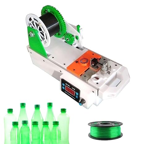 Desktop Filament Extruder for 3D Printing, 3D Printer Filament Maker Machine, Up to 300℃/572℉ Adjustable Temperature and High Speed, Digital Screen, Recycled Pet Extruder for DIY Projects at Home(B)
