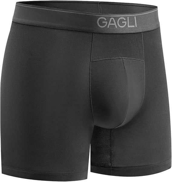 Men's Boxer Briefs 3-Pack, Ultra-Soft Modal Underwear for All-Day Comfort with Breathable, Tagless and Moisture-Wicking Design