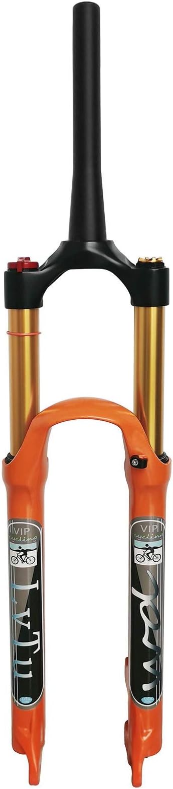 Mountain Forks 26/27.5/29 Inch Suspension Travel 140mm, Magnesium Alloy Air Pressure Fork Shock Absorber 9mm QR