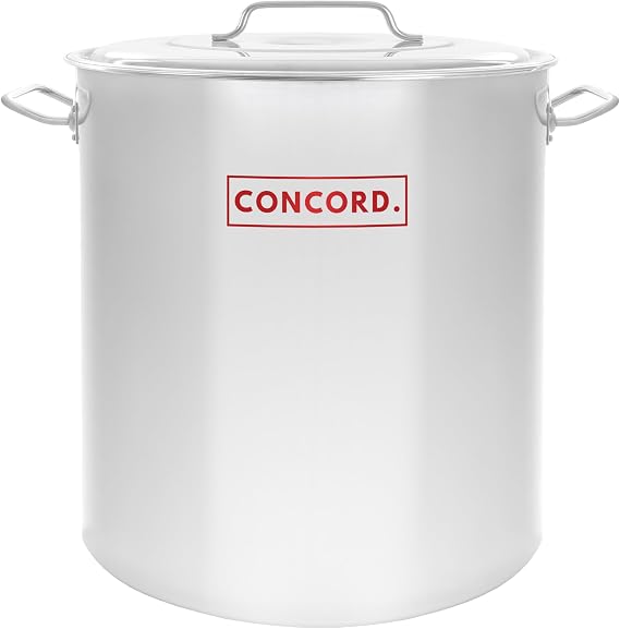Concord 30 Quart Stainless Steel Stock Pot Cookware
