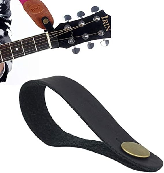 Premium Guitar Strap Lock, Leather Guitar Strap Button, Leather Guitar Neck Strap Button, Guitar Headstock Strap Tie