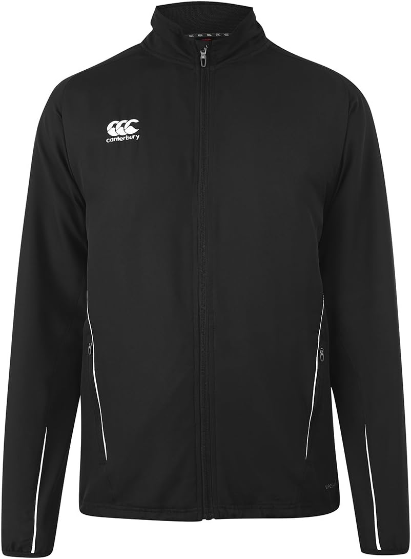 Canterbury Team Track Jacket, BlackWhite, X-Small