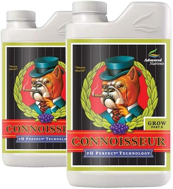 Advanced Nutrients 1680-14AB pH Perfect Connoisseur Grow Part A+B Soil Amendments, 1 L Fertilizer, 1 Liter