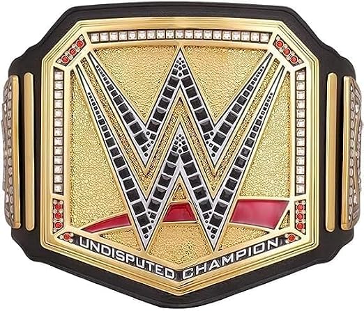Undisputed World Wrestling Title Belt Replica Adult Size 5mm 4.4lb 52"