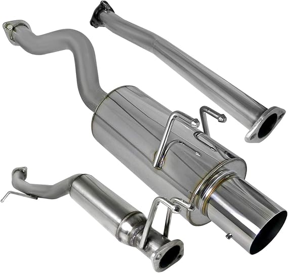 Carpartsinnovate Fits 06-11 Stainless Steel Catback Racing Exhaust System
