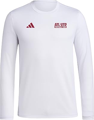 adidas Mens Atlanta United FC Pre-Game Long Sleeve T-Shirt