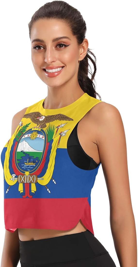 Women's Sports Bra Crop Top Workout Shirts Fitness