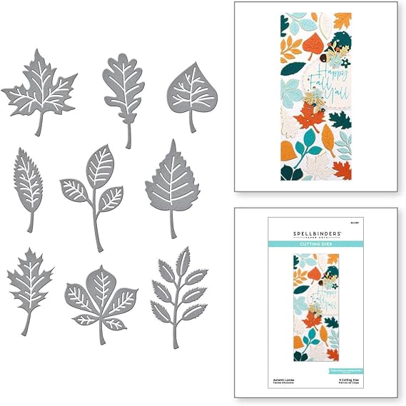 Autumn Leaves Etched Dies from The Fall Traditions Collection