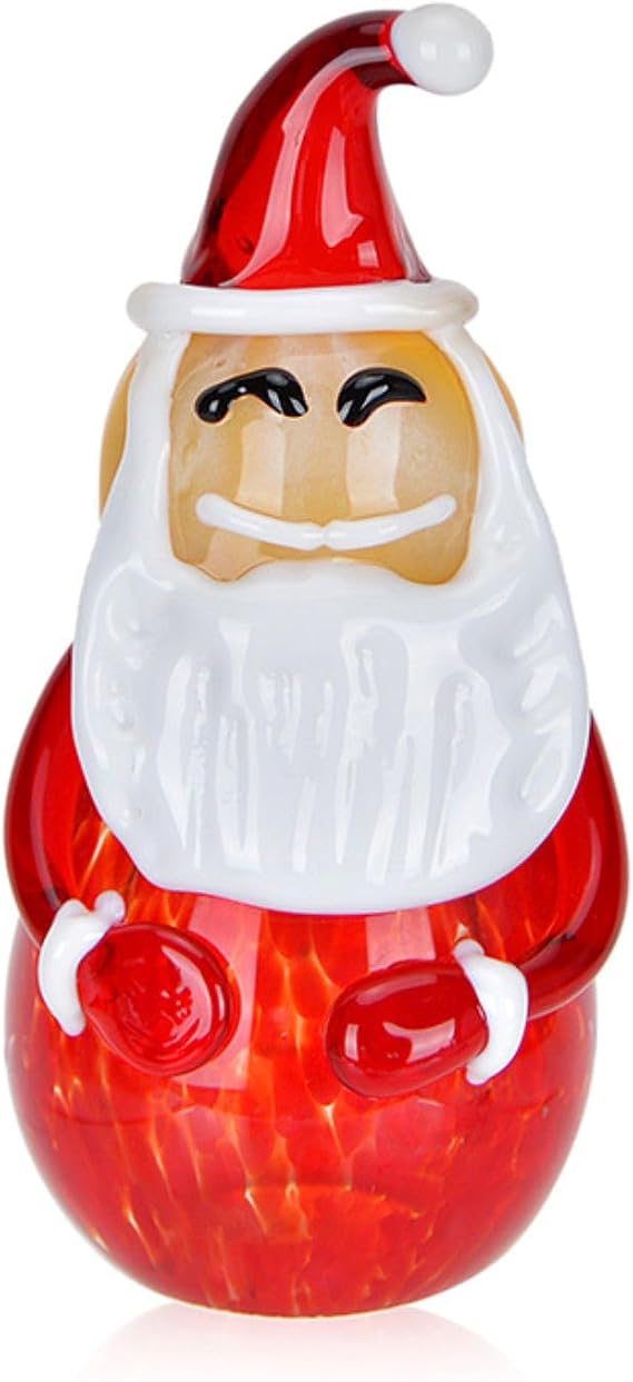 5" Glass Santa Claus