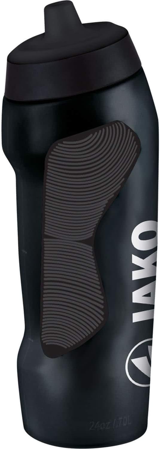 JAKO Unisex – Erwachsene Premium Trinkflasche (0) 075 Liter Schwarz